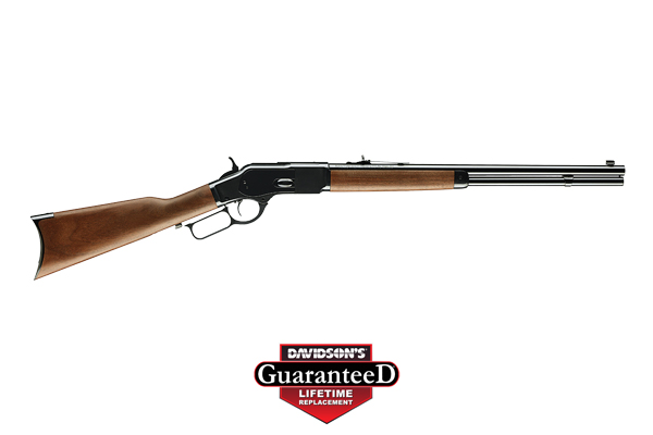WINCHESTER MODEL 1873 SHORT RIFLE .44-40WIN 20" BLUED/WAL - for sale