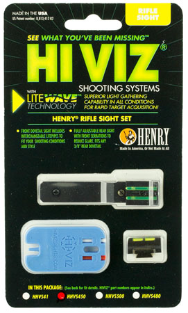 HIVIZ HENRY RIFLES LITEWAVE SET FITS H001T/H003T/G004/H01B - for sale