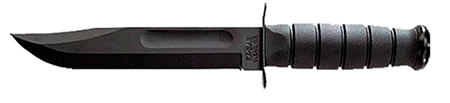 ka-bar knives - Fighting/Utility - FIGHT CLIP STRT 7IN BDE W/LTHR BLK for sale