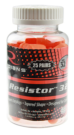 radians - Resistor - FOAM EARPLUGS UNCORDED NRR 32 25PR JAR for sale