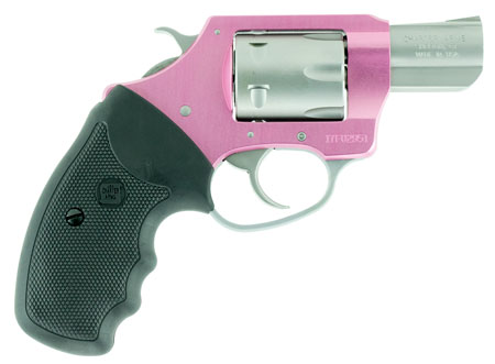 CHARTER ARMS PINK LADY .22WMR 2" PINK/SS RUBBER - for sale
