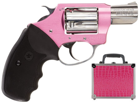 CHARTER ARMS CHIC LADY .38SPL 2" PINK/HIGH POLISH W/CASE - for sale