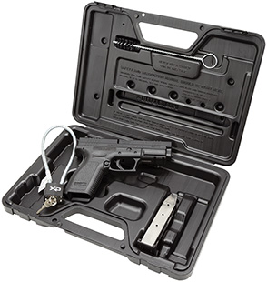 SPRINGFIELD XD SERVICE 9MM 4" 10RD ESSENTIALS PACKAGE BLACK - for sale