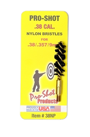 pro-shot - Bore Brush - BORE BRUSH PISTOL .38/.357 CAL NYLON for sale