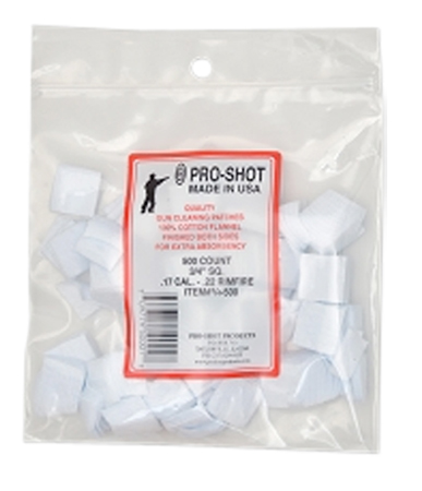 pro-shot - Cleaning Patches - CLEANING PATCHES .75IN SQ 500CT for sale