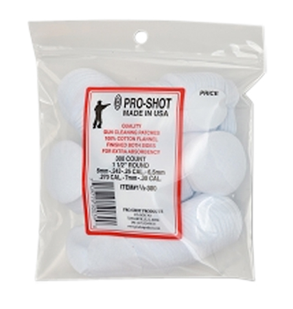 pro-shot - Cleaning Patches - CLEANING PATCHES 11/2IN RD 300CT for sale