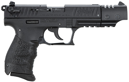 WALTHER P22 CA TARGET .22LR 5" 10-SHOT BLACK POLYMER THREADED - for sale
