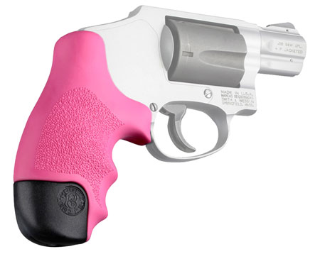 HOGUE GRIPS S&W J FRAME RB CENT./POLY BODYGUARD PINK - for sale