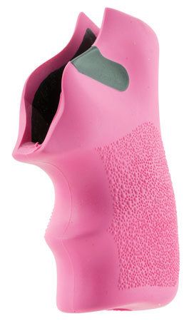 HOGUE GRIPS TAMER RUGER LCR PINK W/FINGER GROOVE - for sale