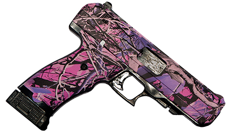 HI-POINT PISTOL .45ACP 4.5" AS 9SH PINK CAMO< - for sale