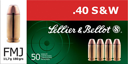 S&B 40SW 180GR FMJ 50/1000 - for sale