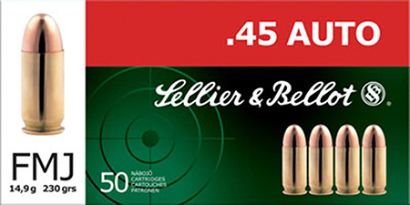 S&B 45ACP 230GR FMJ 50/1000 - for sale