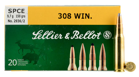 S&B 308WIN 147GR FMJ 20/500 - for sale