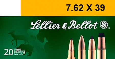 sellier & bellot ammunition - Rifle - 7.62x39mm - RIFLE 7.62X39 124GR FMJ 20RD/BX for sale