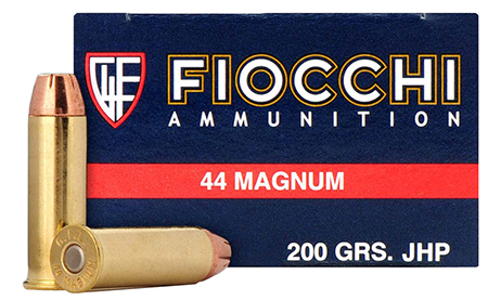 FIOCCHI 44 MAG 200GR SJHP 50RD 10BX/CS - for sale