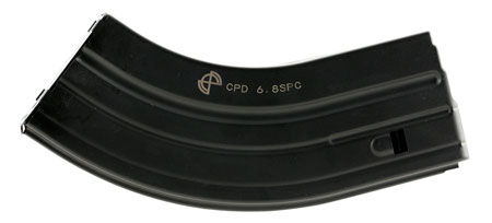 CPD MAGAZINE AR15 6.8SPC 28RD BLACKENED STAINLESS STEEL - for sale