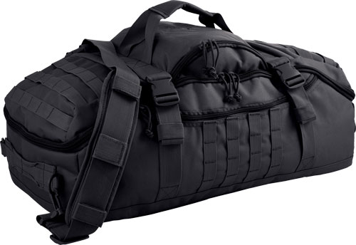 RED ROCK TRAVELER DUFFLE BAG BACKPACK OR LUGGAGE BLACK - for sale