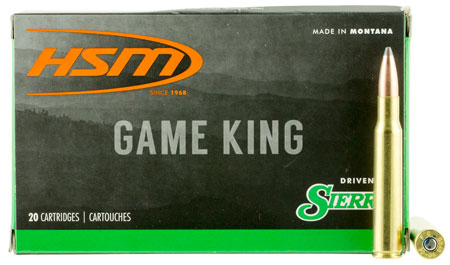 HSM 308 WIN 180GR GAME KING 20RD 25BX/CS - for sale