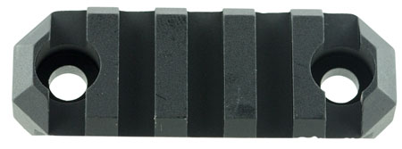 GROVTEC RAIL SECTION M-LOK 2.2" 5 SLOT ALUMINUM BLACK - for sale