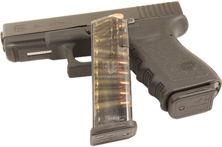 ETS MAG FOR GLK 9MM 15RD SMOKE - for sale