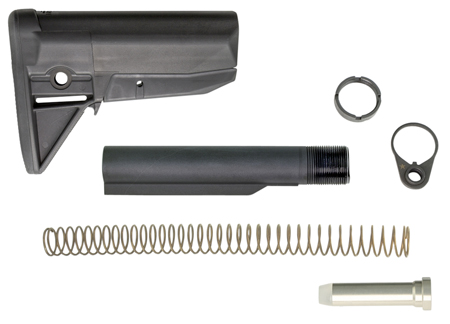 BCM STOCK KIT MOD 0 BLACK FITS AR-15 COMPLETE KIT - for sale