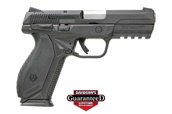 RUGER AMERICAN 9MM LUGER FS 10-SHOT BLACK MASS. APPROVD - for sale