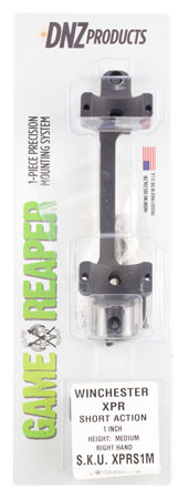 DNZ GAME REAPER INTEGRAL 1-PC MOUNT WIN XPR SA MED BLK - for sale