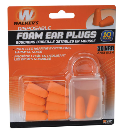 gsm outdoors - Foam Ear Plugs -  for sale