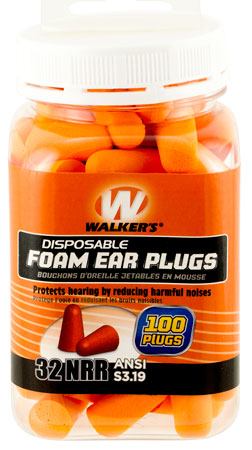 WALKER'S FOAM EAR PLUGS 50PK JAR - for sale