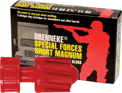 BRENNEKE USA 12GA 2-3/4" SPCL FORCES SHORT MAG 5RD 50BX/CS - for sale