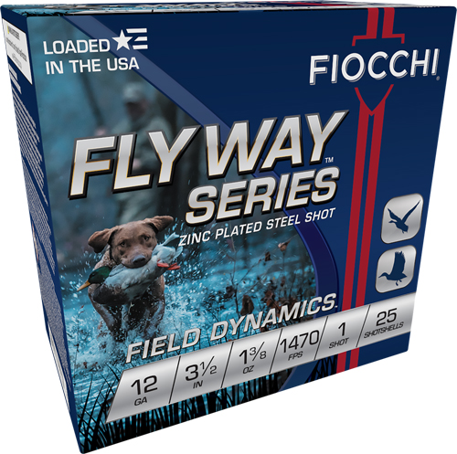 FIOCCHI FLYWAY 12GA 3.5" #1 1470FPS 1-3/8OZ 25RD 10BX/CS - for sale