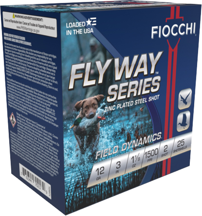 FIOCCHI 12GA #2 FLYWAY STEEL 25/250 - for sale