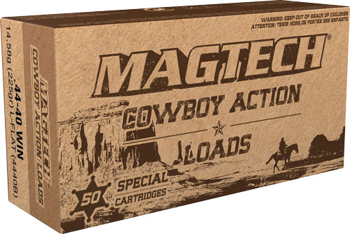 MAGTECH COWBOY 44-40 WIN 225GR LEAD FP 50RD 20BX/CS - for sale