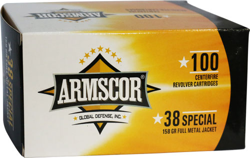 ARMSCOR 38SPL 158GR FMJ 100/1200 - for sale