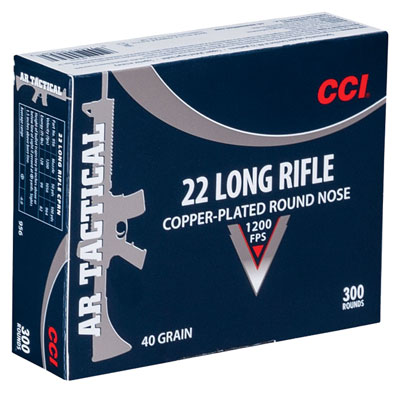 CCI TACTICAL 22 LR 1200FS 40GR CPRN 300RD 10BX/CS - for sale