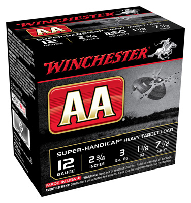 WINCHESTER AA 12GA 1 1/8OZ 7.5 1250FPS 250RD CASE LOT - for sale