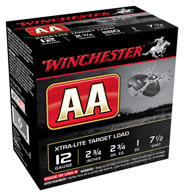 WINCHESTER AA 12GA 1OZ #7.5 1180FPS 250RD CASE LOT - for sale