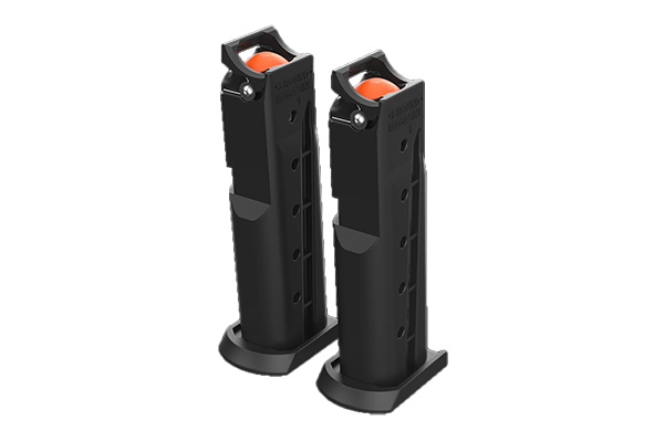 BYRNA HD/SD SPARE MAGAZINE CLIPS BLACK SET OF 2 - for sale