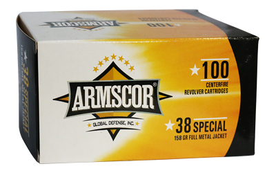 ARMSCOR 38SPL 158GR FMJ 100/1200 - for sale