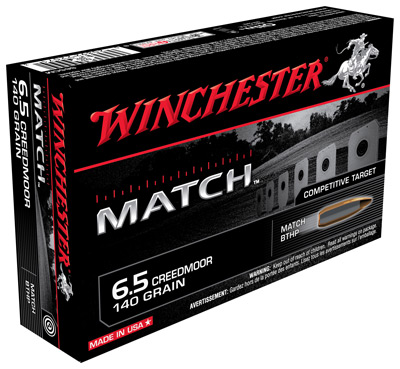WINCHESTER MATCH 6.5CM 140GR 140GR BTHP 20RD 10BX/CS - for sale