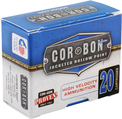 CORBON 9MM+P 115GR JHP 20/500 - for sale
