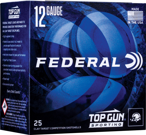FEDERAL TOP GUN 12GA 1-1/8OZ 1145FPS #8 250RD CASE LOT - for sale