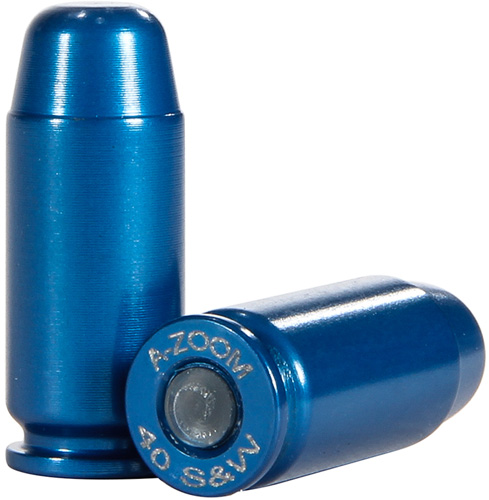 A-ZOOM METAL SNAP CAP BLUE .40SW 10-PACK - for sale