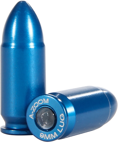 A-ZOOM METAL SNAP CAP BLUE 9MM LUGER 10-PACK - for sale