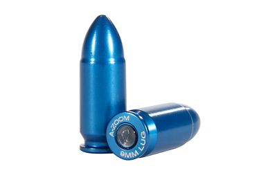 A-ZOOM METAL SNAP CAP BLUE 9MM LUGER 10-PACK - for sale