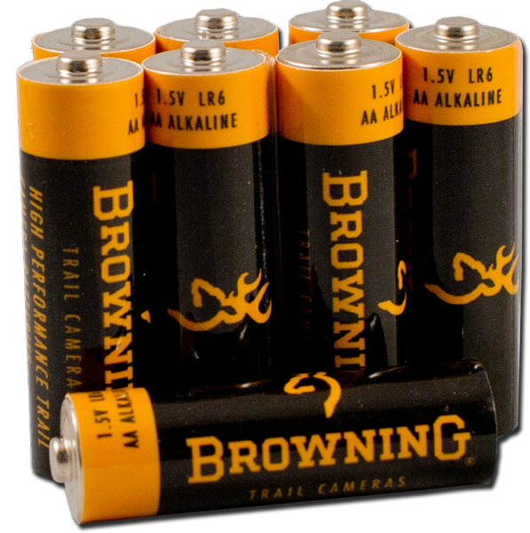 BROWNING ALKALINE BATTERIES AA 8-PACK - for sale