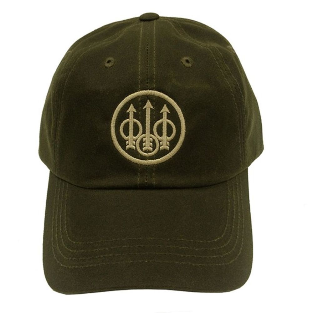 Beretta - BC092025330706 - WAXED COTTON HAT GREEN OLIVE for sale