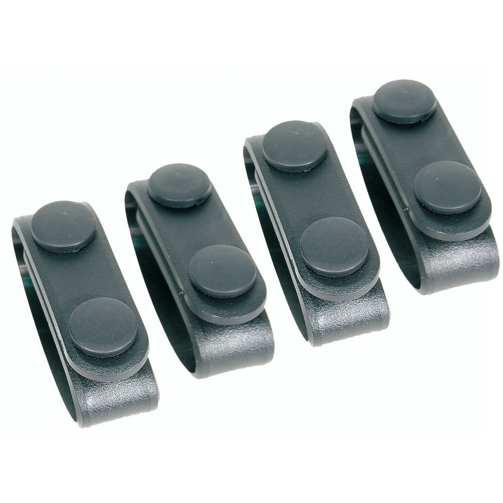 BH MOLDED BLT KEEPERS (4) BLK - for sale