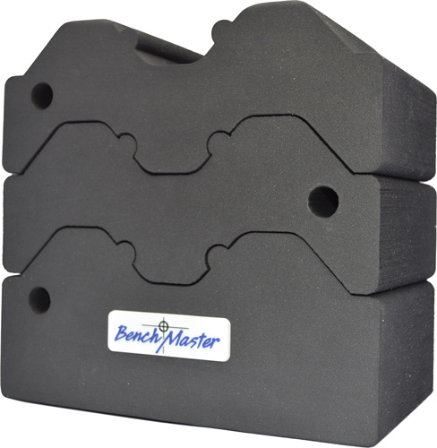 BENCHMASTER WEAPON RACK ADJUSTABLE 3PIECE BENCH BLOCK - for sale