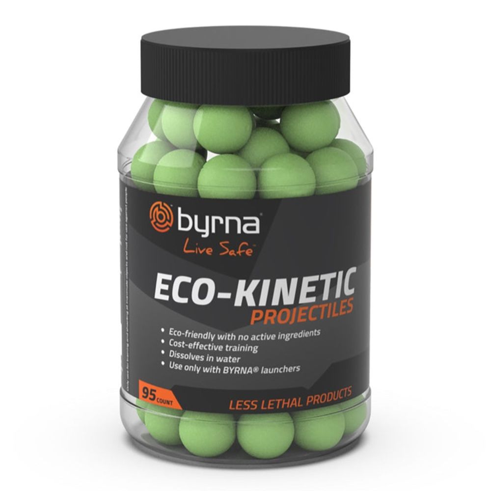 BYRNA ECO-KINETIC PROJECTILES 95 COUNT TUB .68 CAL - for sale